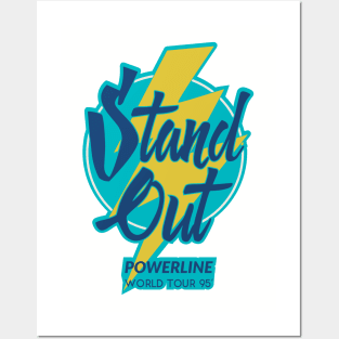 Powerline - Stand Out - World Tour 95' Lighting Posters and Art